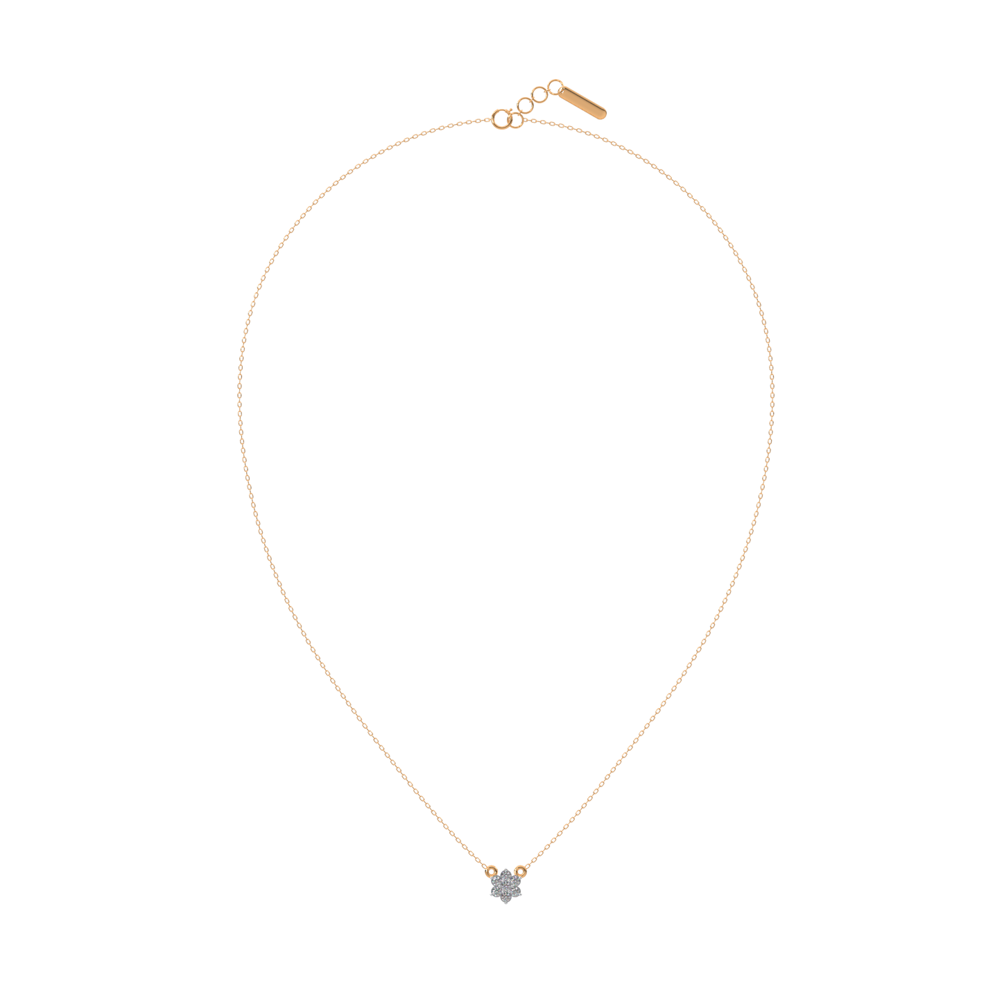 Shimmering Horizon Necklace 18k