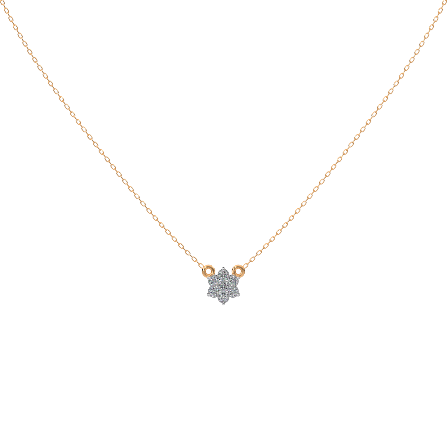 Shimmering Horizon Necklace 18k