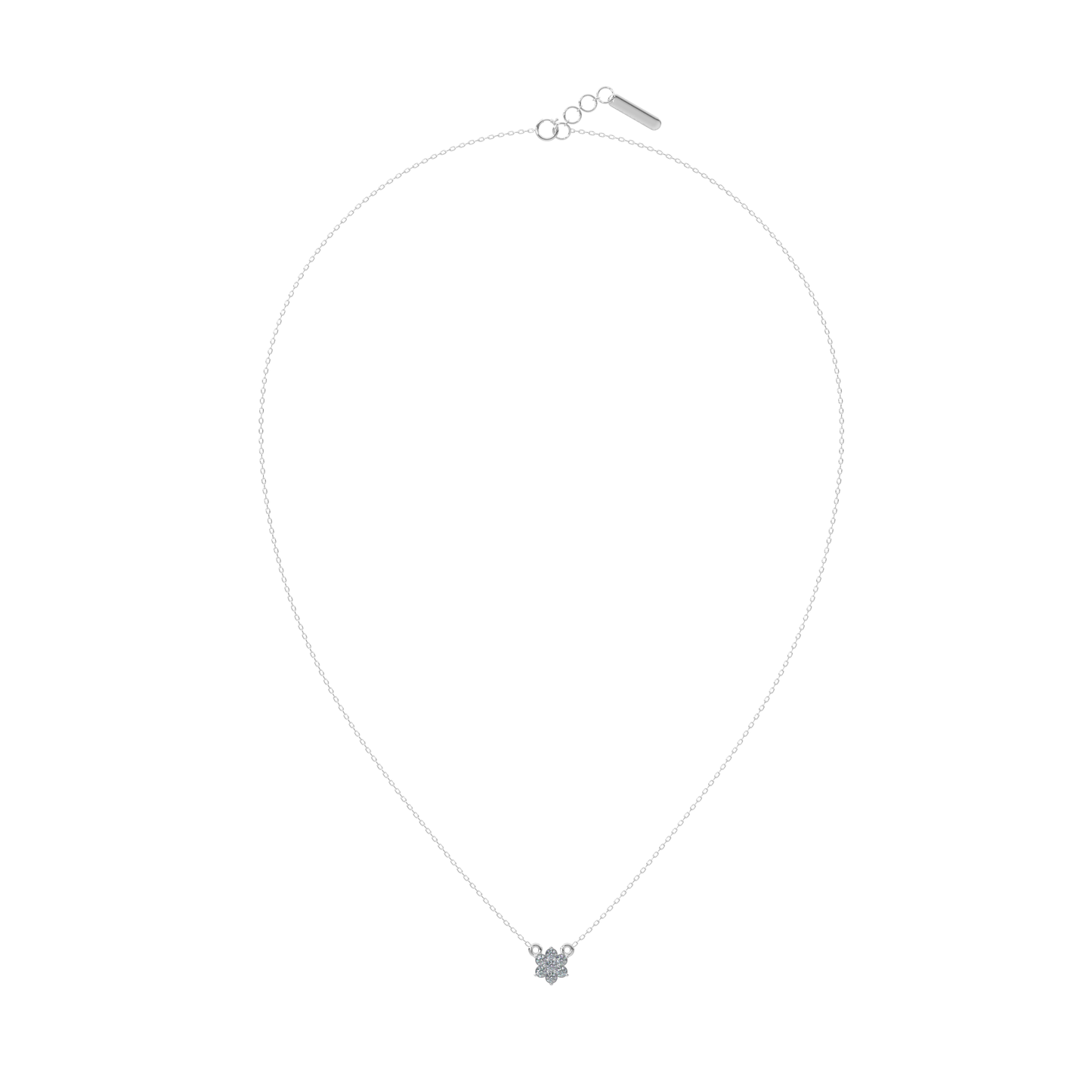 Shimmering Horizon Necklace 18k