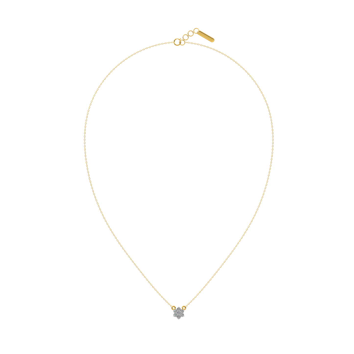 Shimmering Horizon Necklace 18k