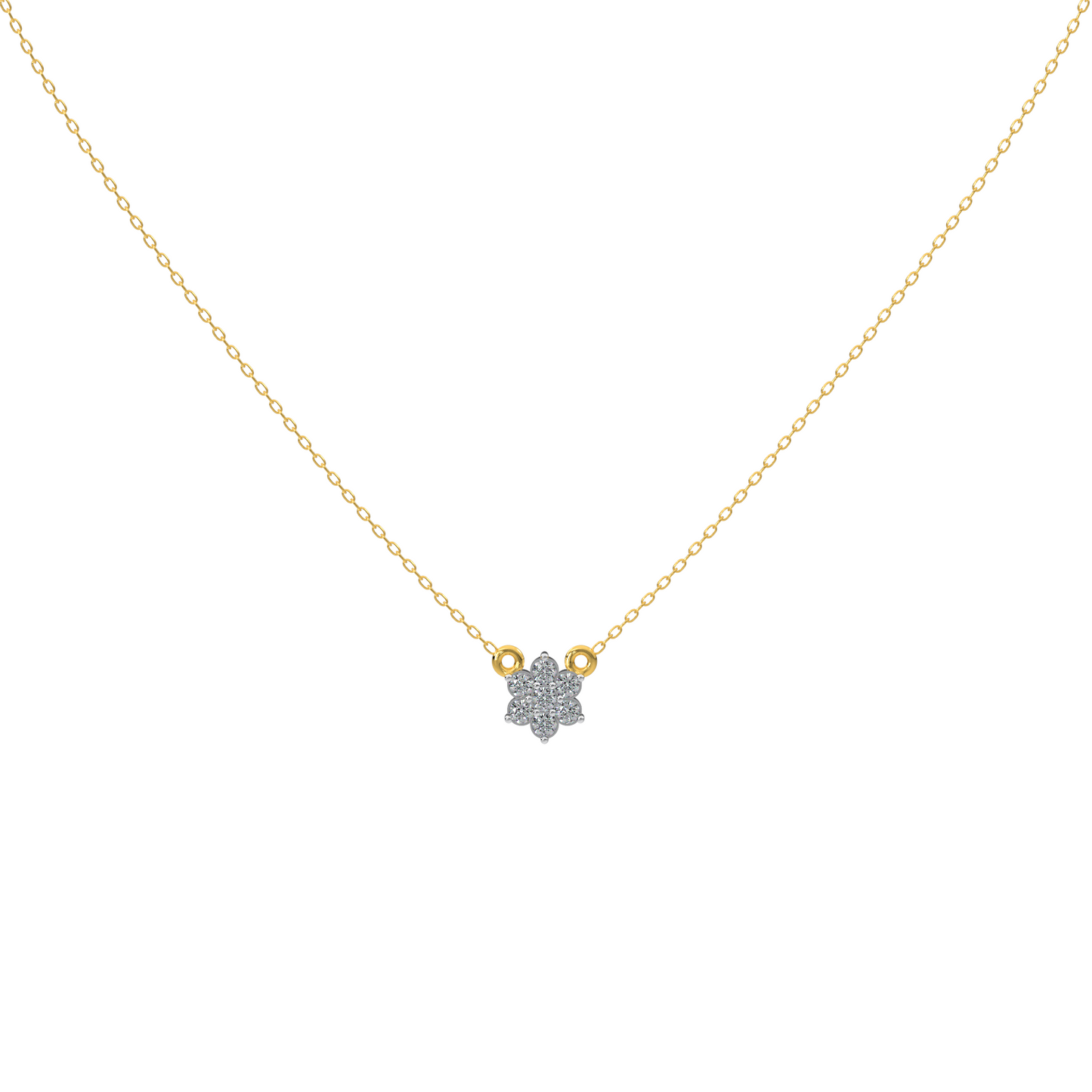 Shimmering Horizon Necklace 18k