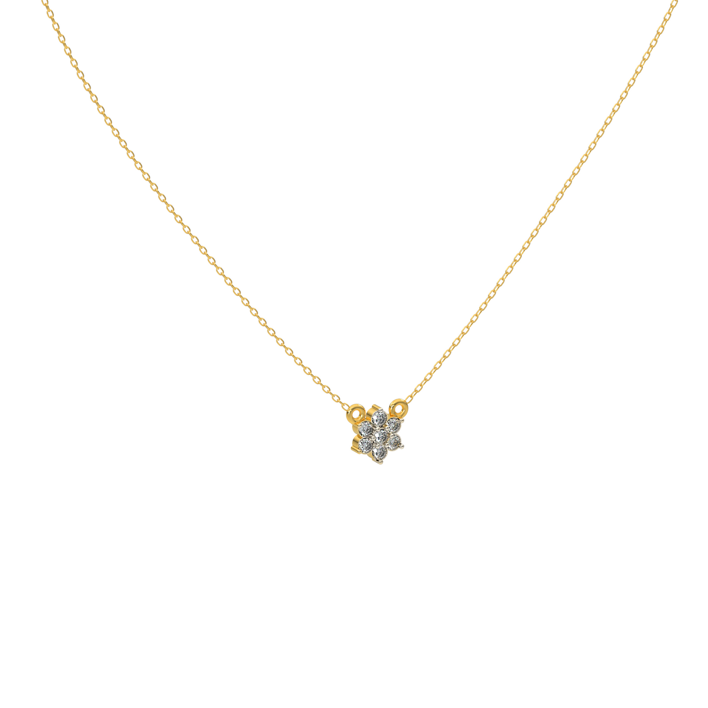 Shimmering Horizon Necklace 18k