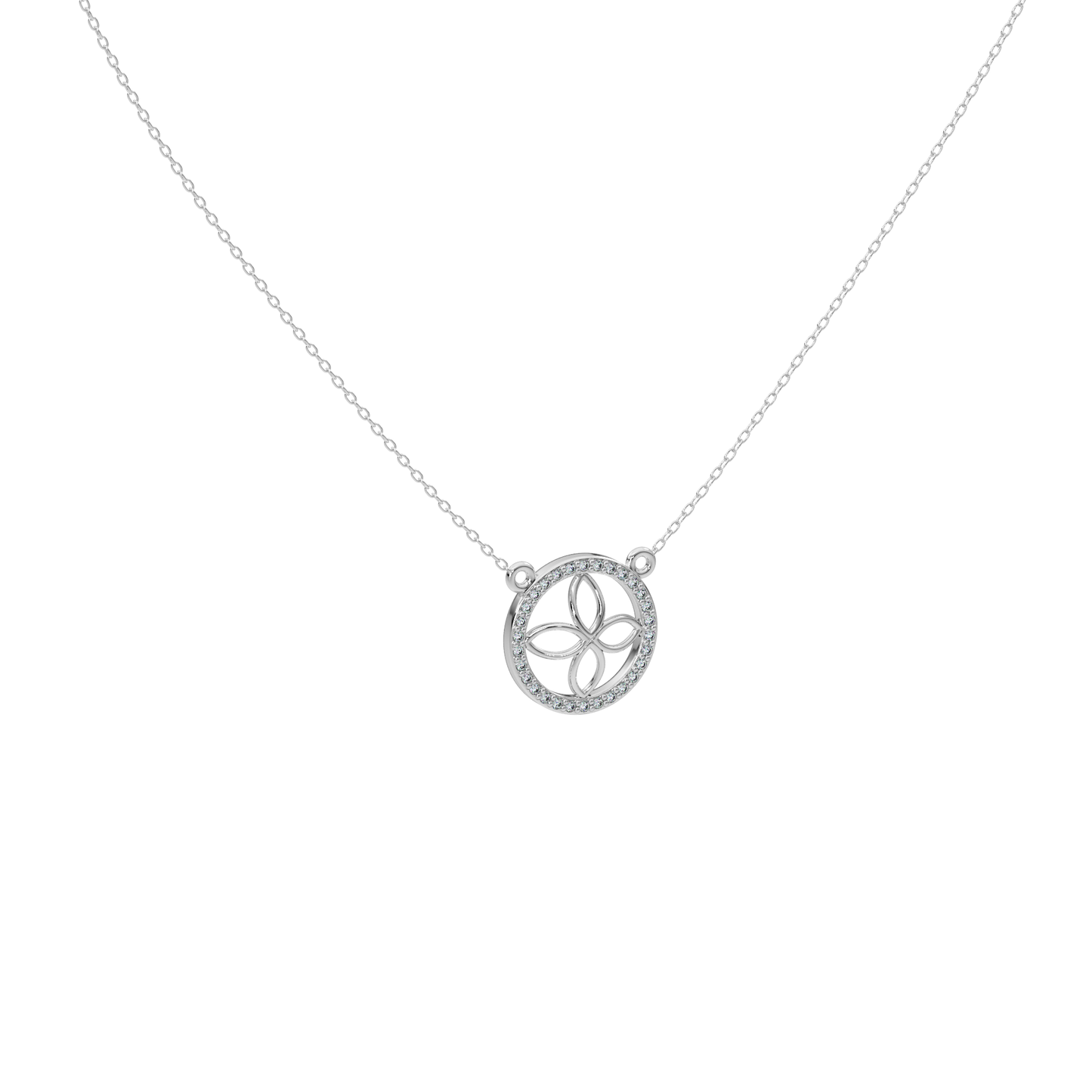 Ethereal Sparkle Necklace 18k