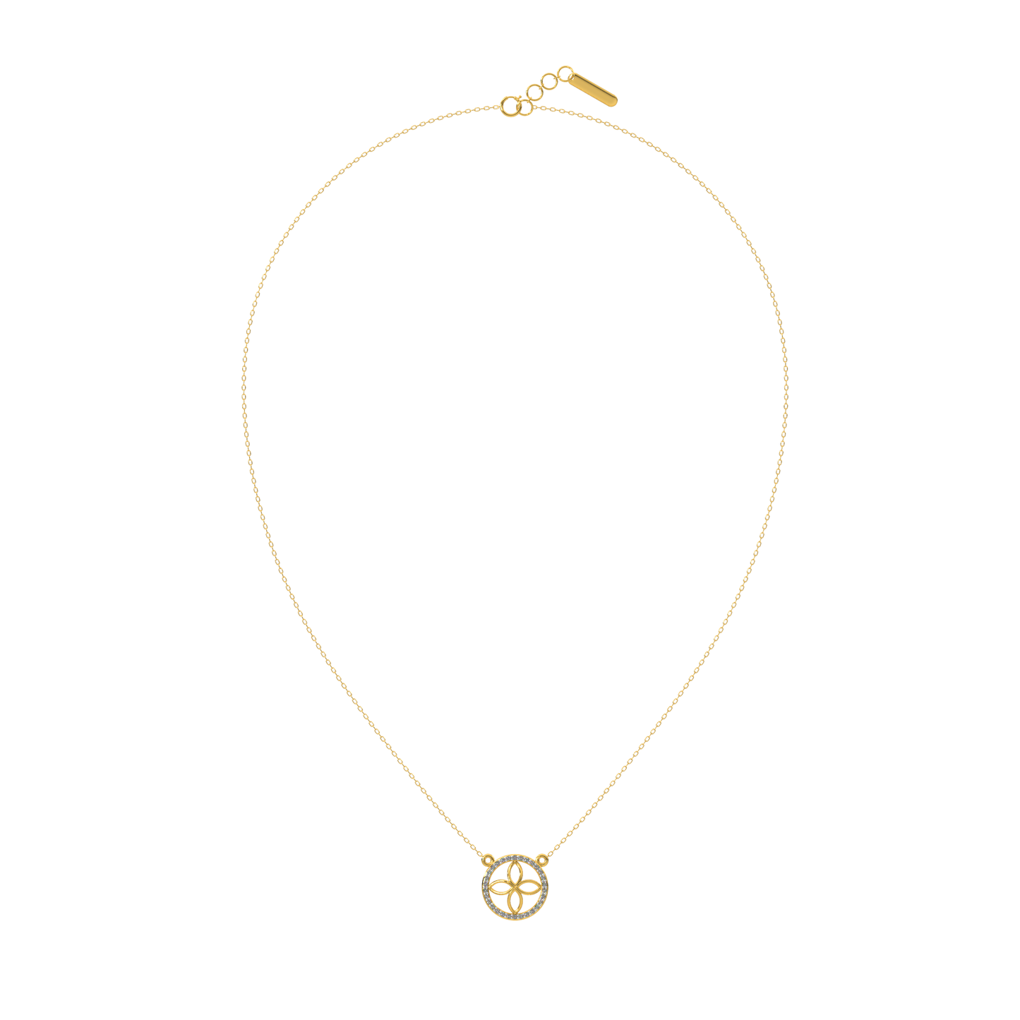 Ethereal Sparkle Necklace 18k