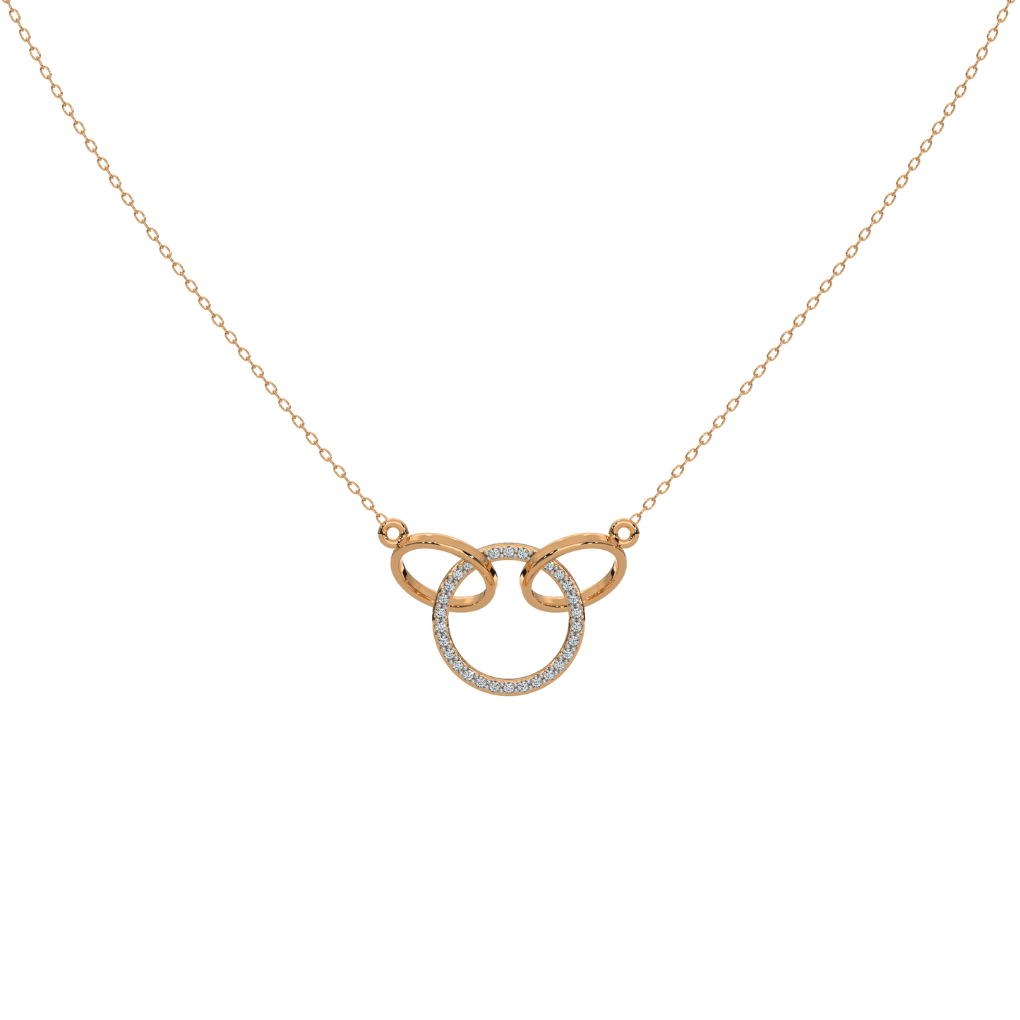 Luminous Echo Necklace 18k