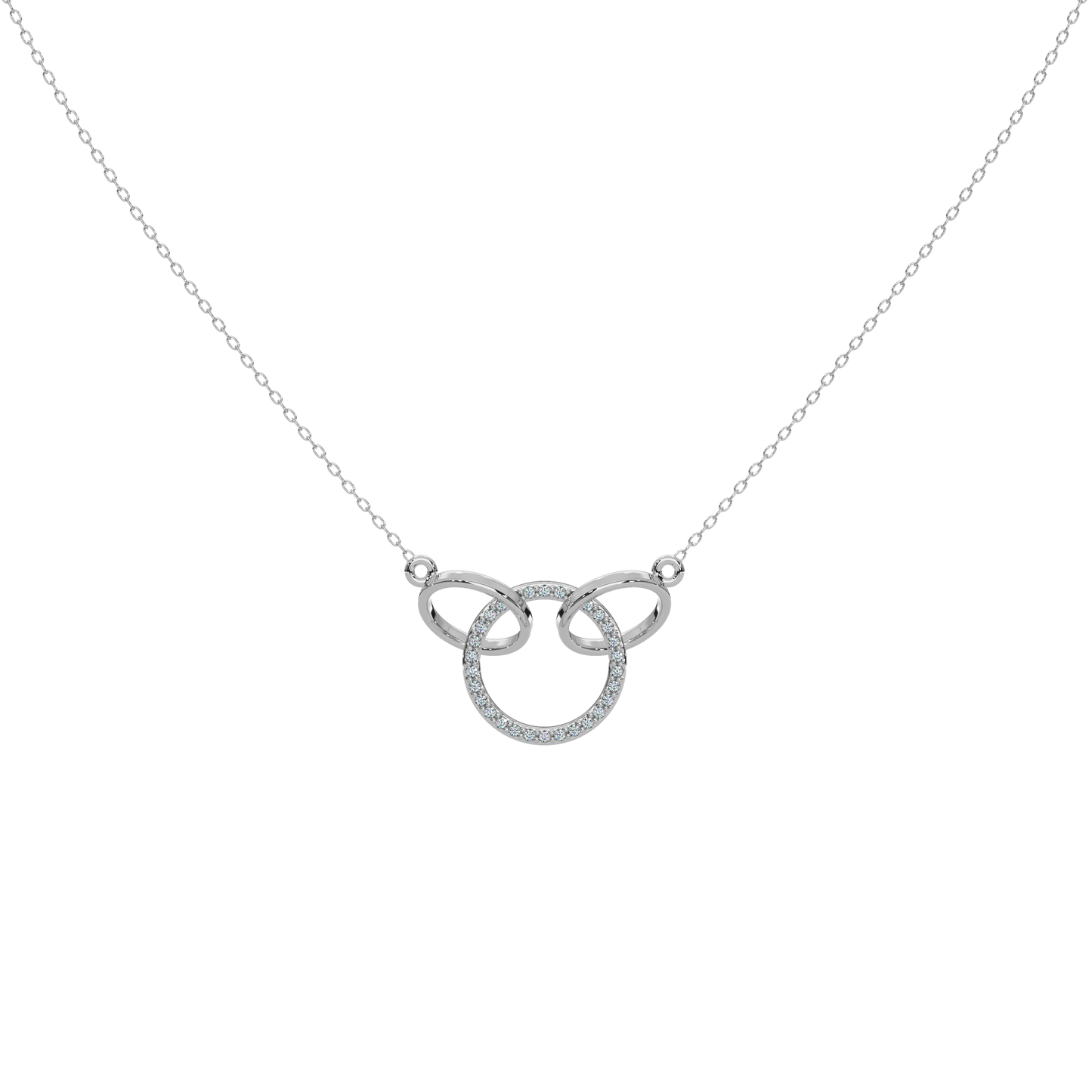 Luminous Echo Necklace 18k