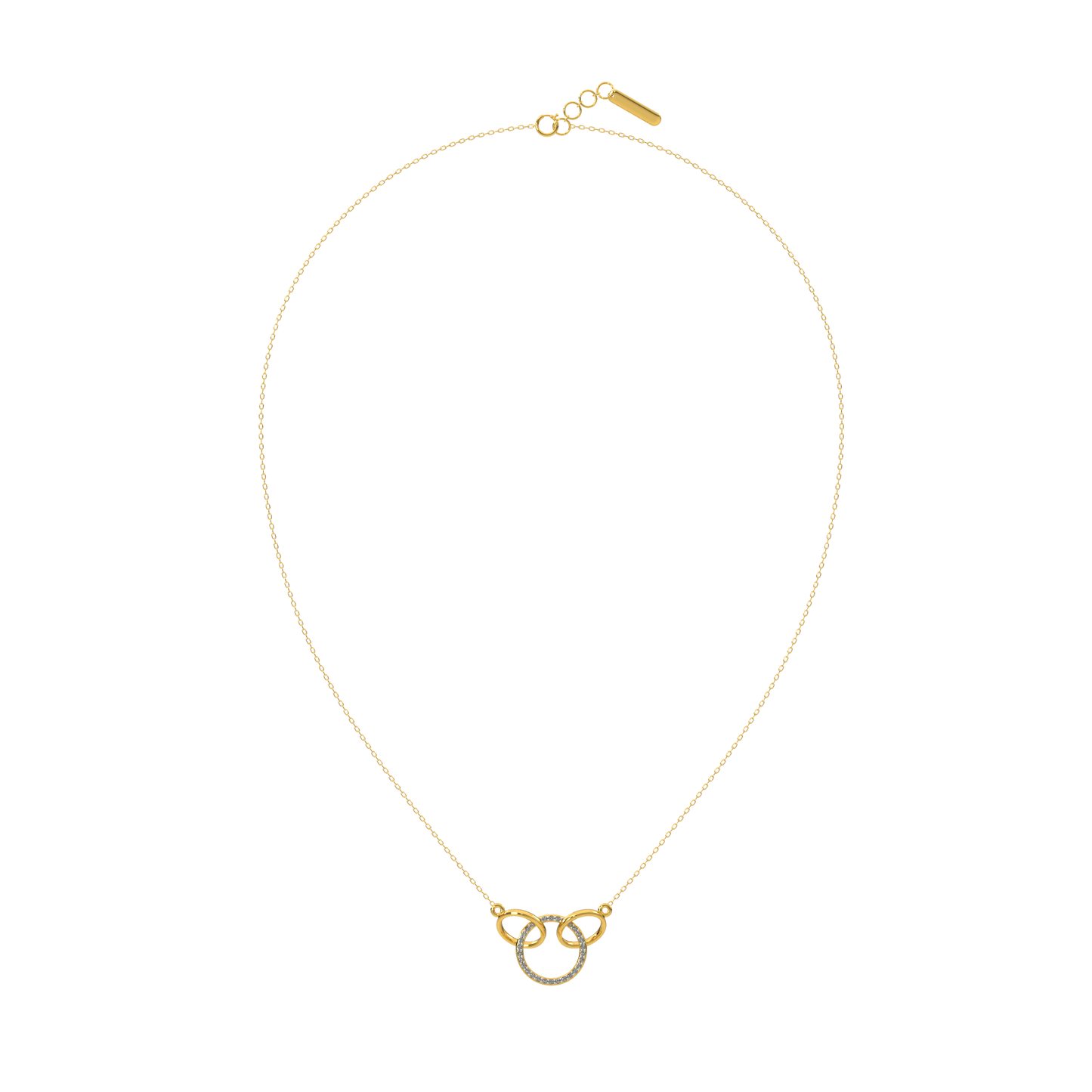Luminous Echo Necklace 18k