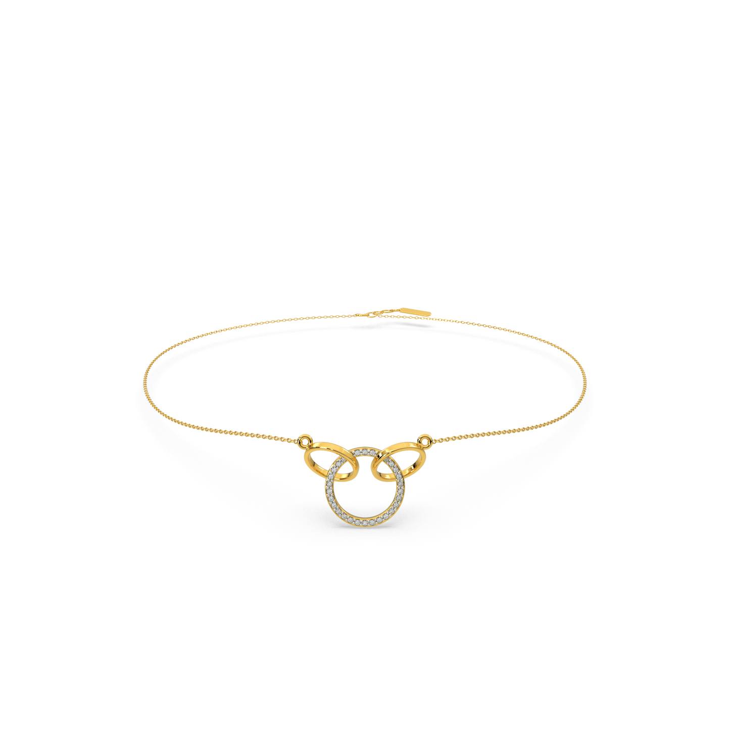 Luminous Echo Necklace 18k
