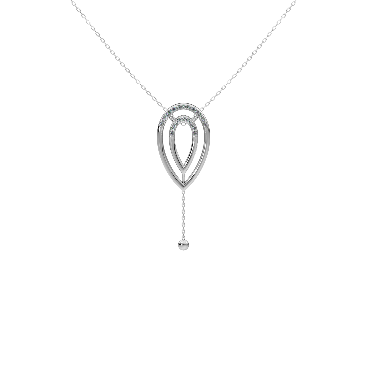Diamond Mirage Necklace 18k
