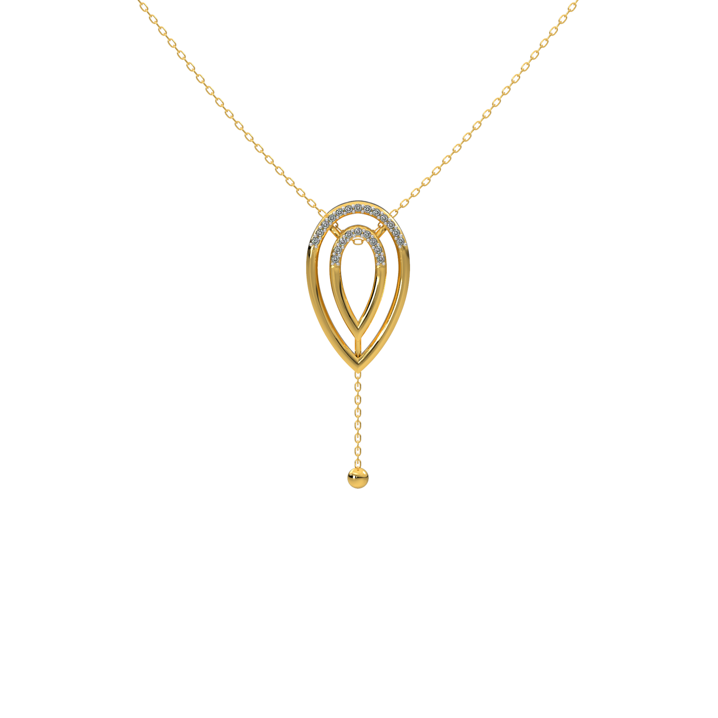 Diamond Mirage Necklace 18k
