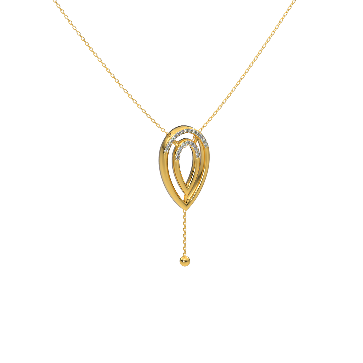 Diamond Mirage Necklace 18k