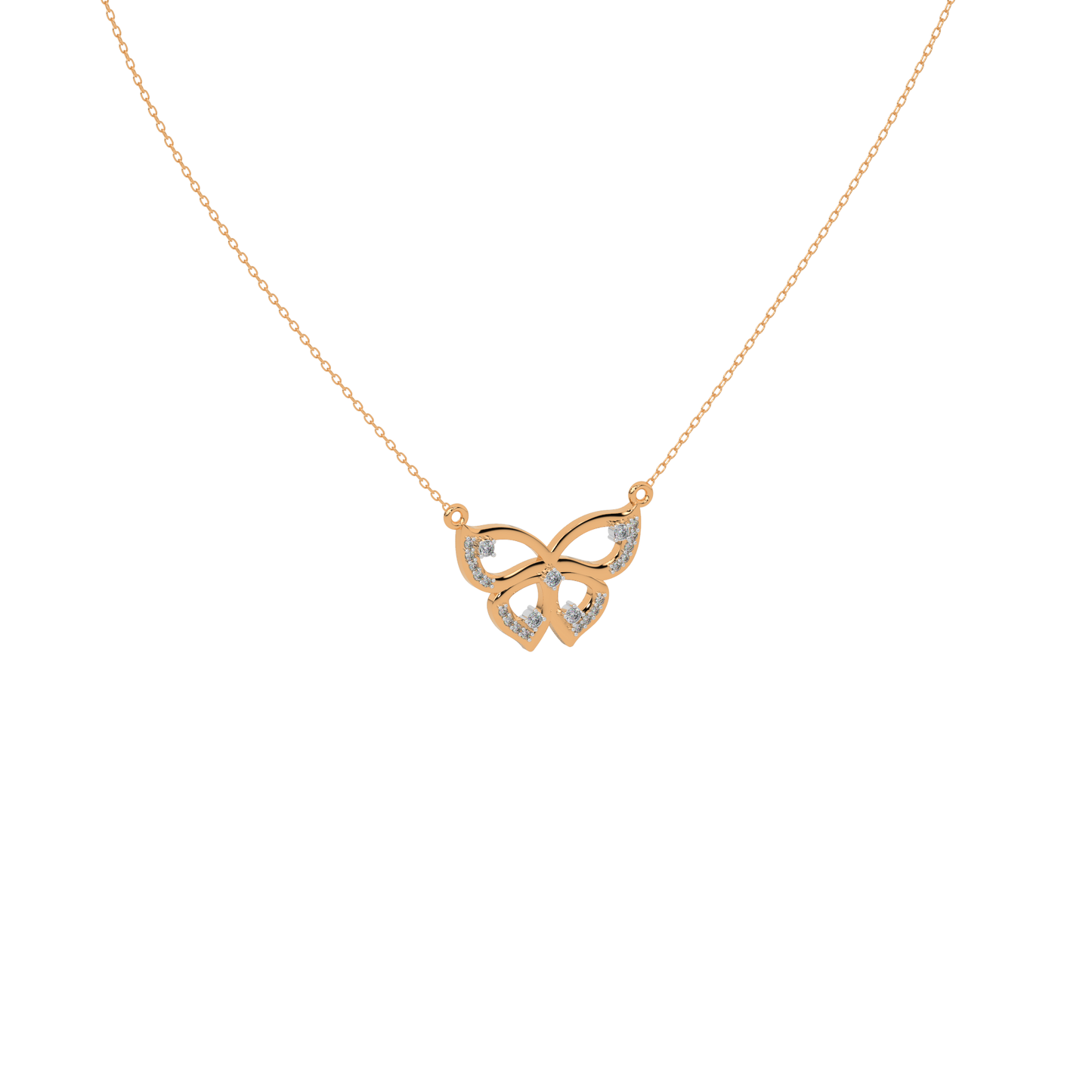 Lustrous Cascade Necklace 18k