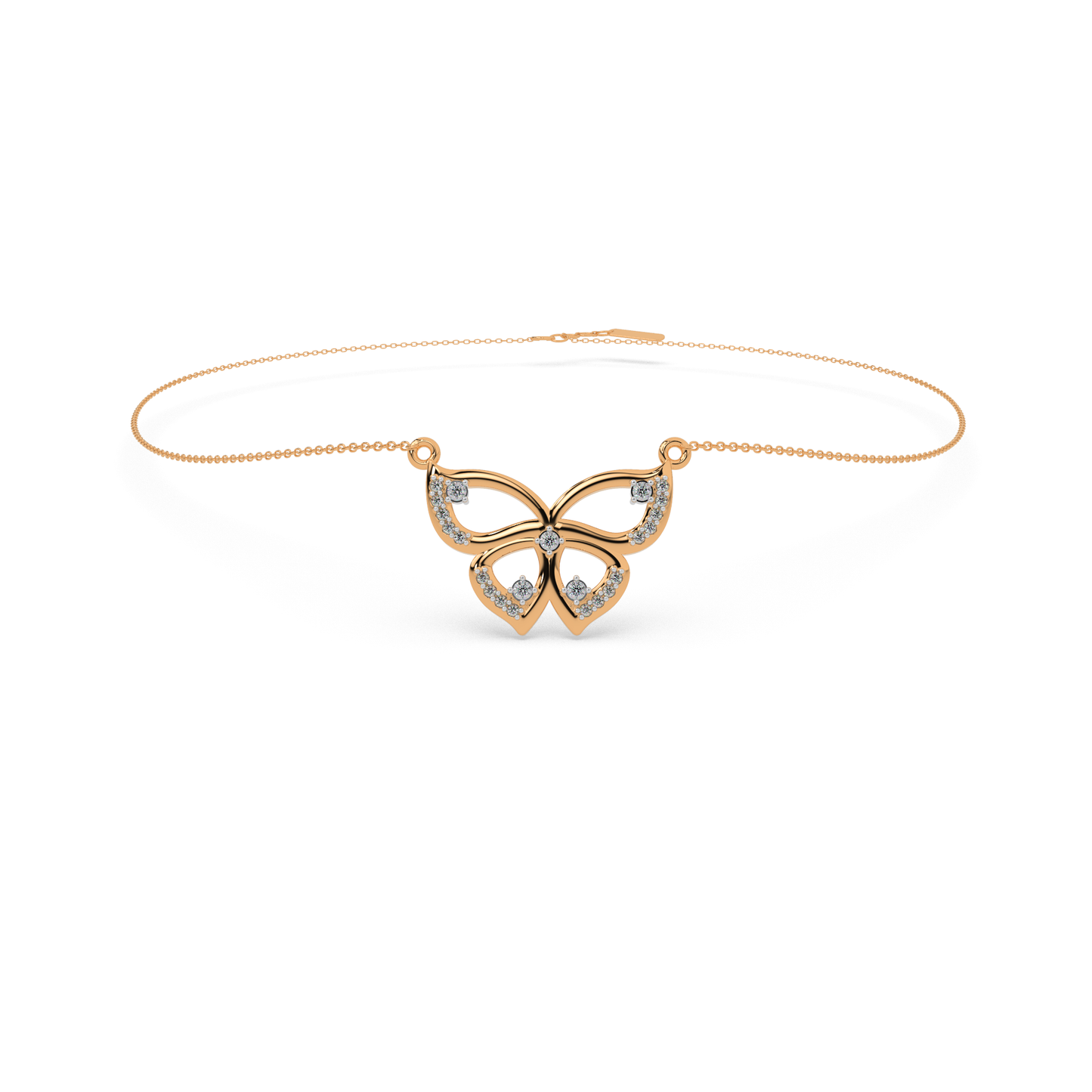 Lustrous Cascade Necklace 18k