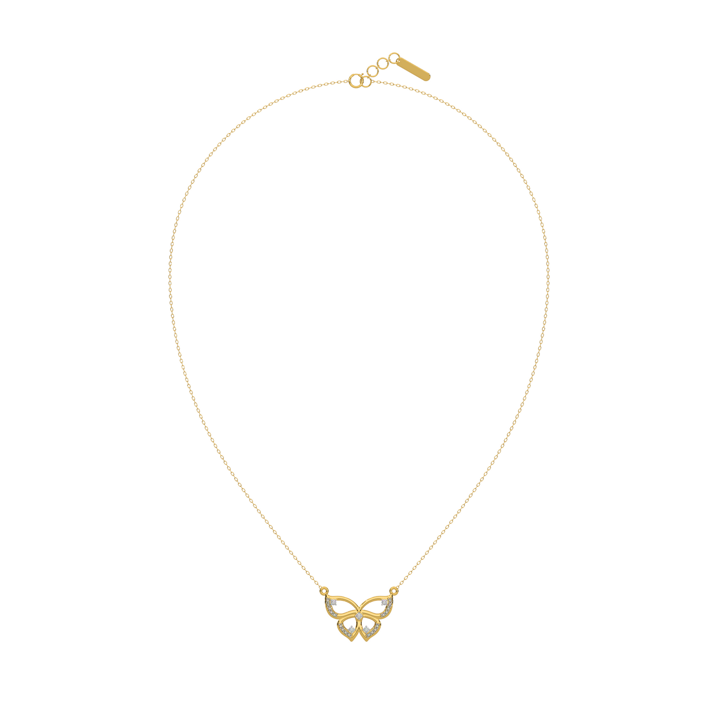 Lustrous Cascade Necklace 18k