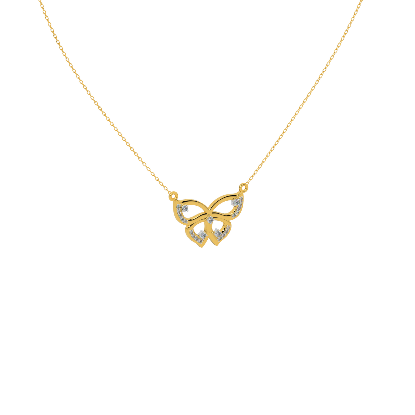Lustrous Cascade Necklace 18k