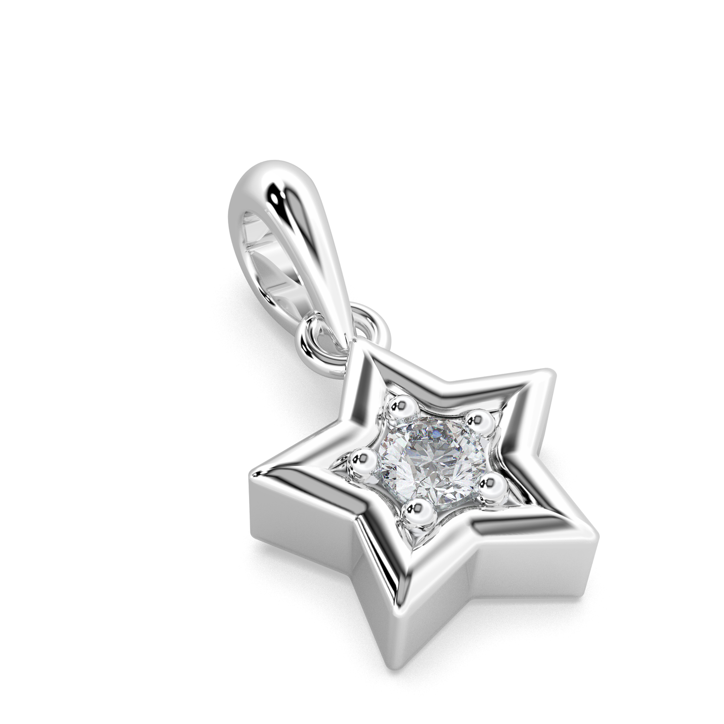 Elysian Diamond Pendant 18K