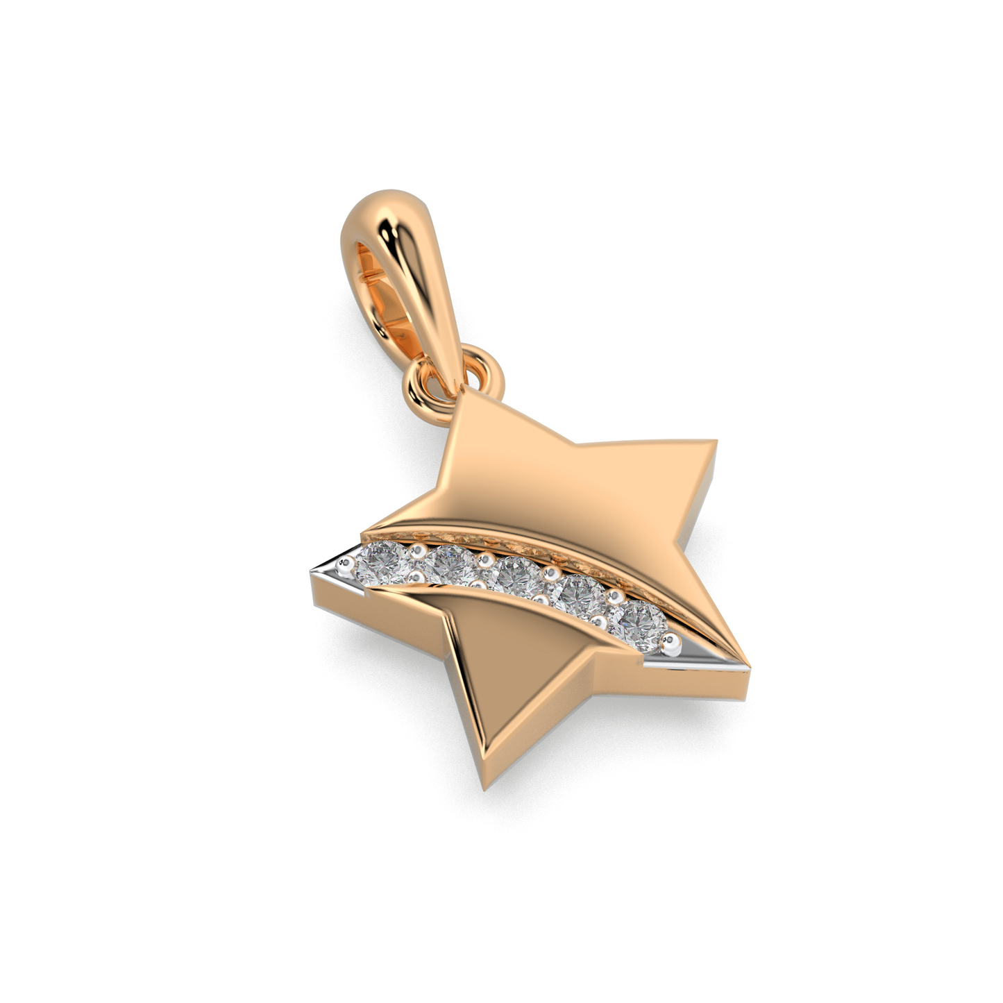 Verity Diamond Pendant 18K