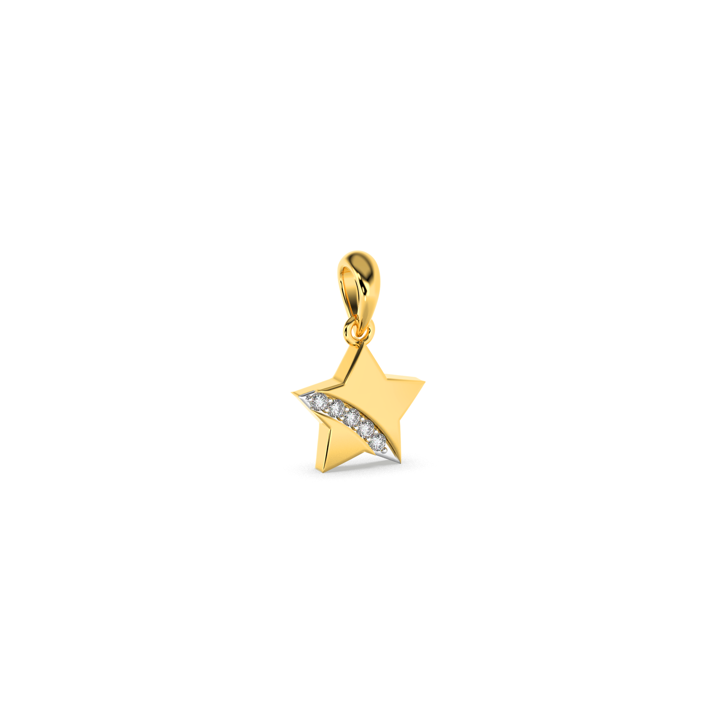 Verity Diamond Pendant 18K