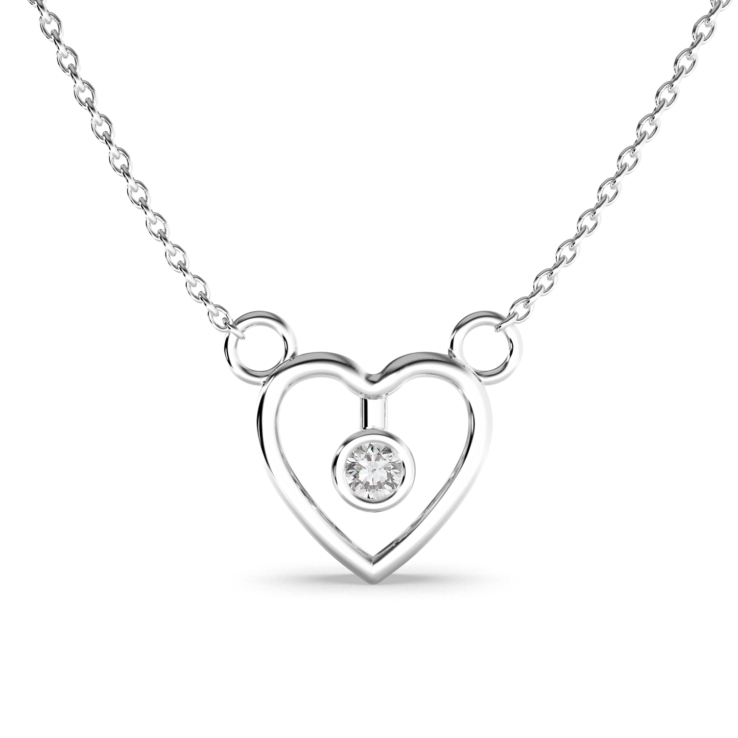 Elara Diamond Pendant 18K