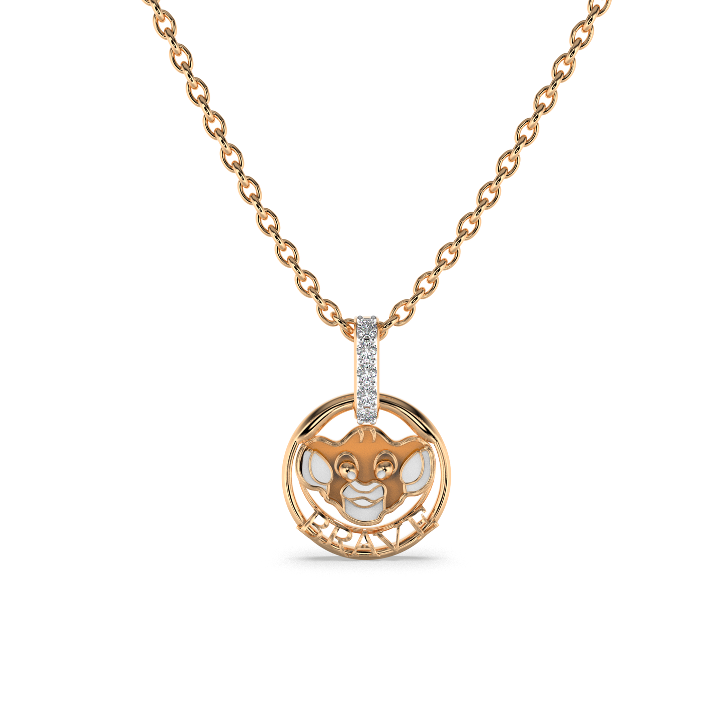 Lumina Diamond Pendant 18K