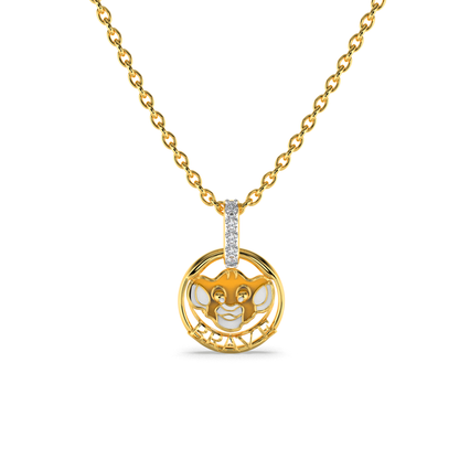 Lumina Diamond Pendant 18K
