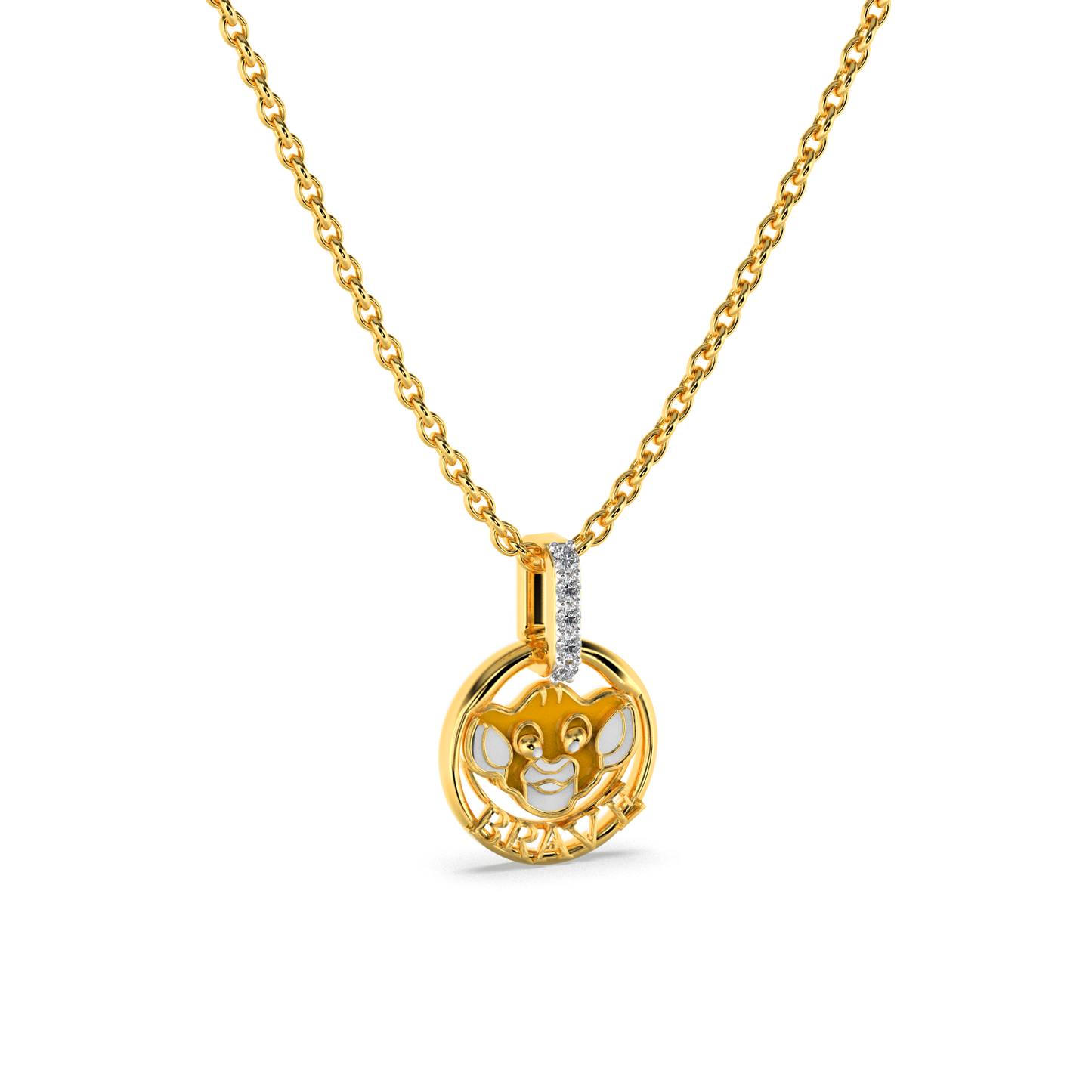 Lumina Diamond Pendant 18K