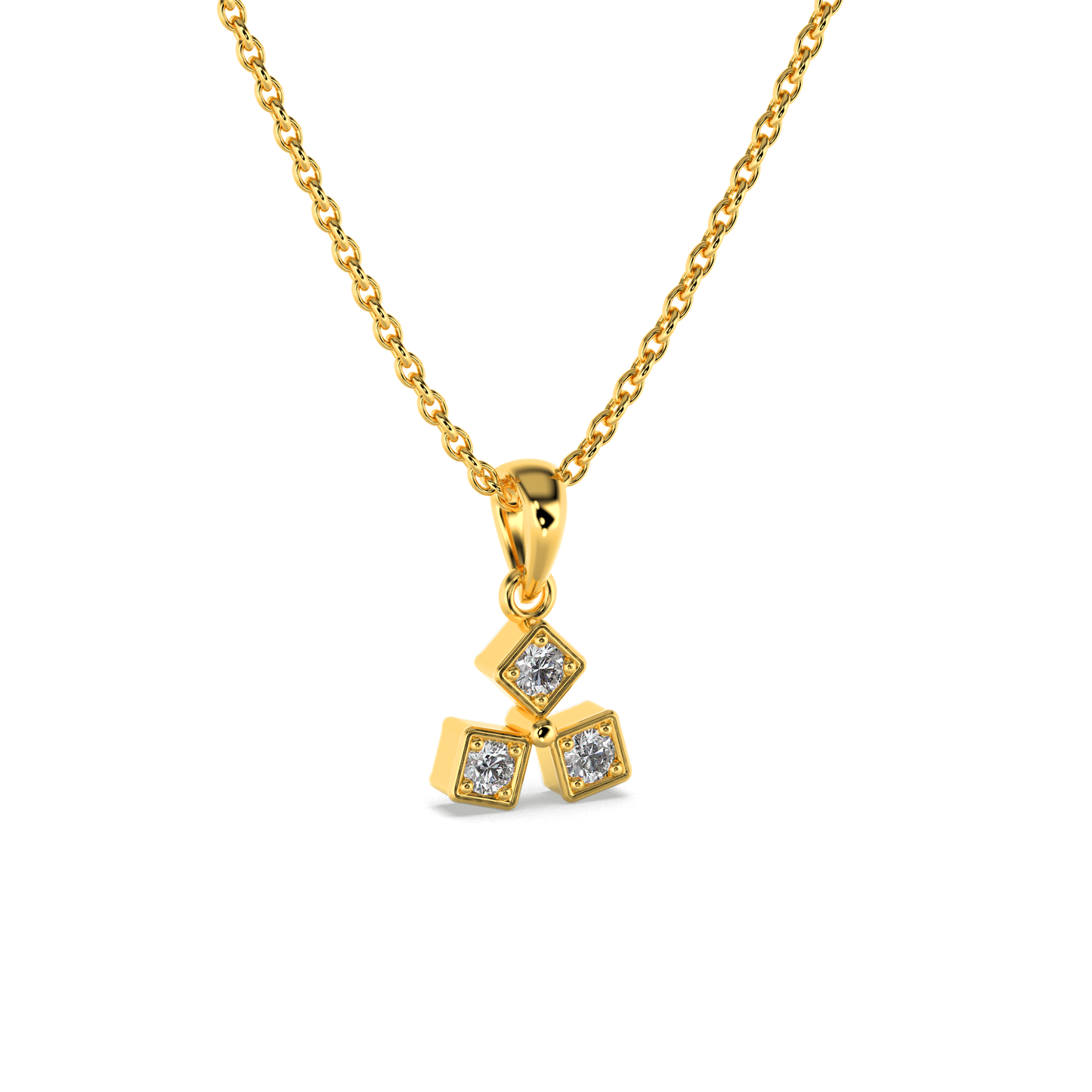 Fiora Diamond Pendant 18K