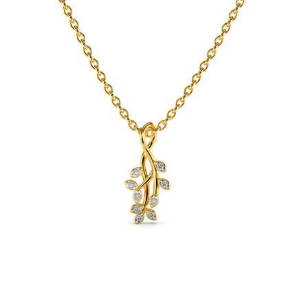 Alouette Diamond Pendant 18K