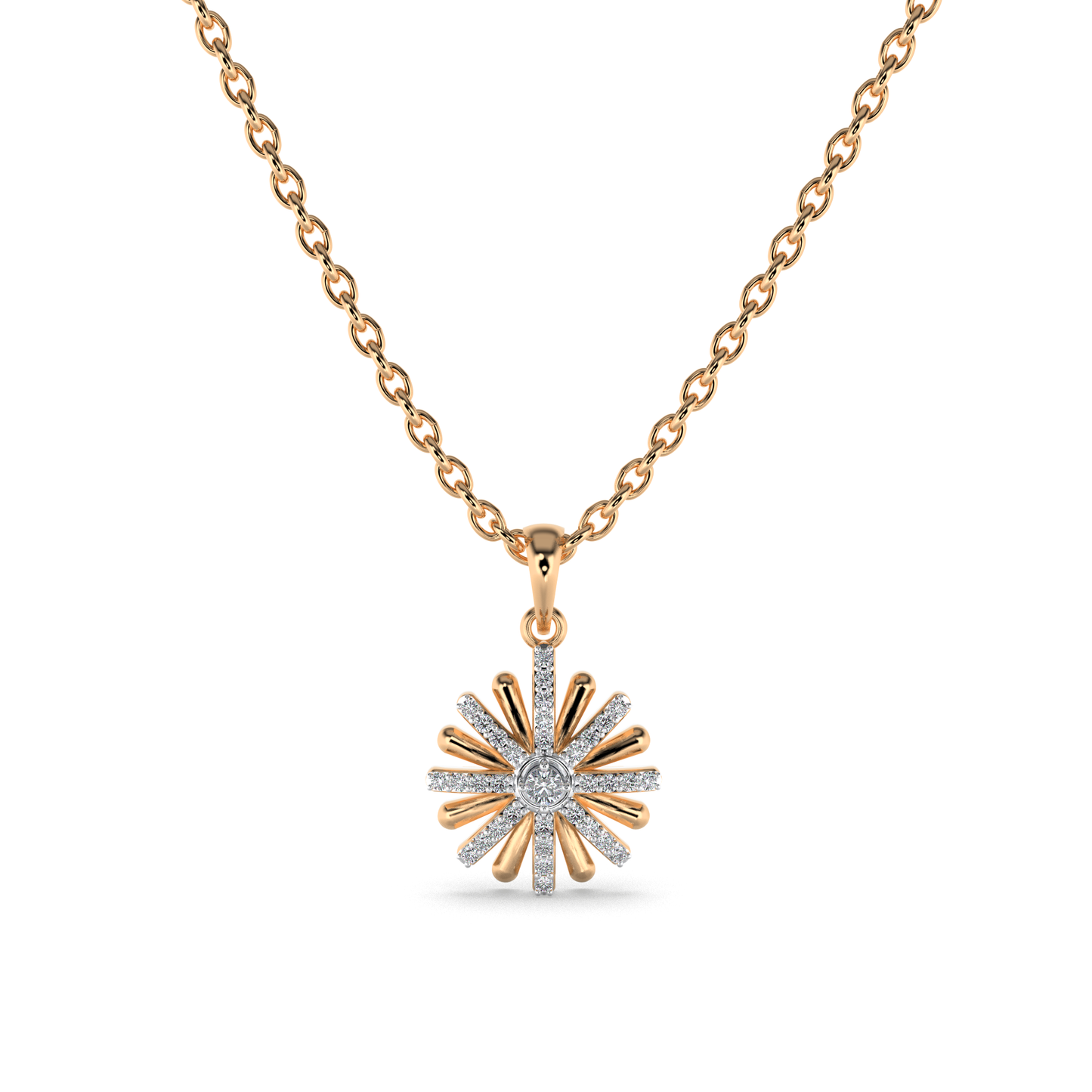 Roselle Diamond Pendant