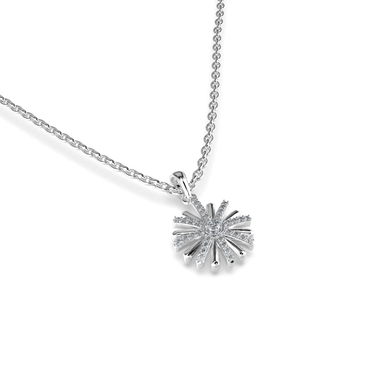 Roselle Diamond Pendant