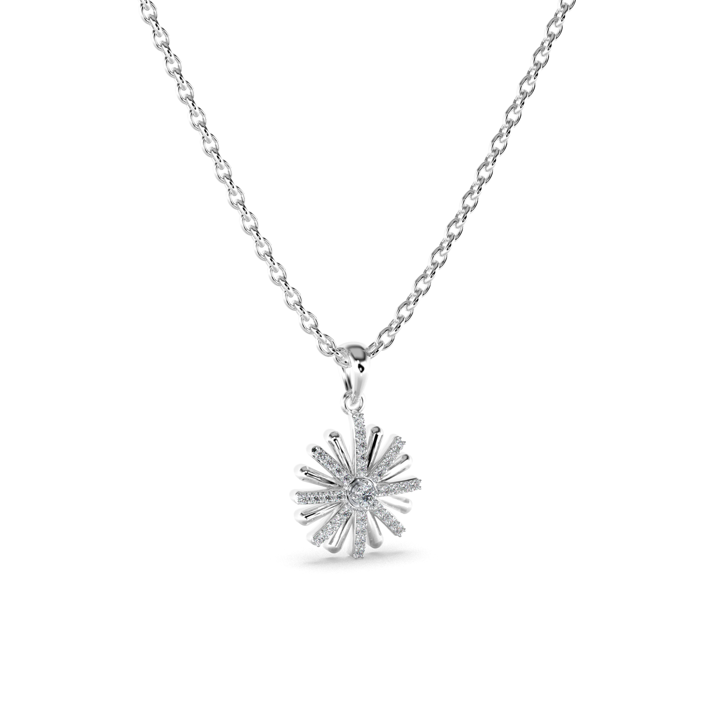 Roselle Diamond Pendant