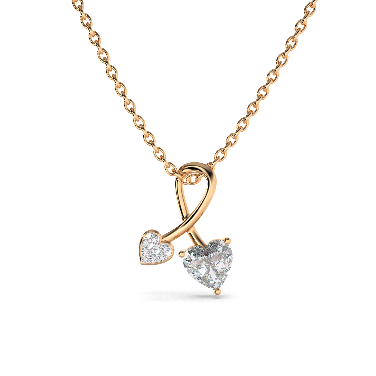 Elan Diamond Pendant 18K