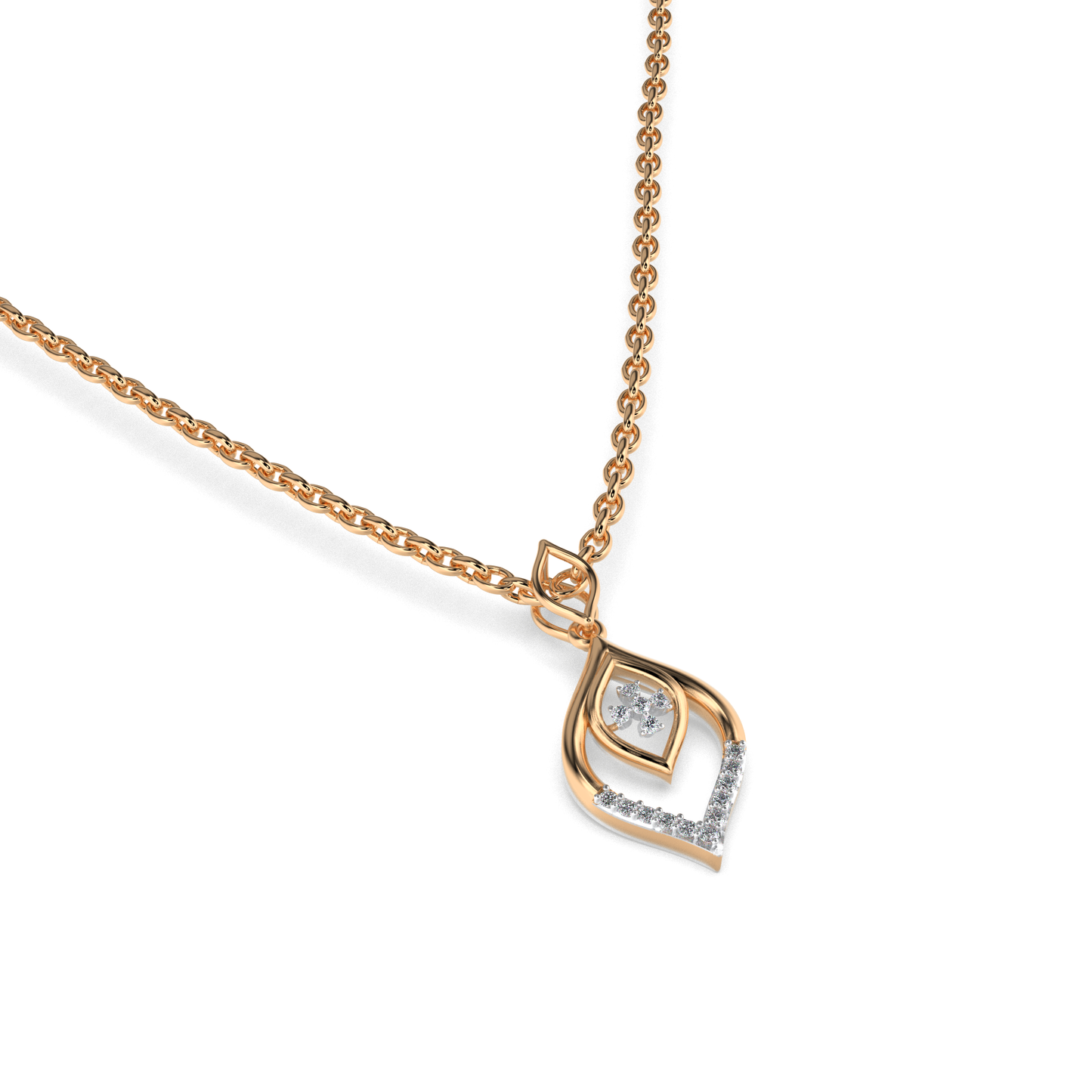Calista Diamond Pendant 18K