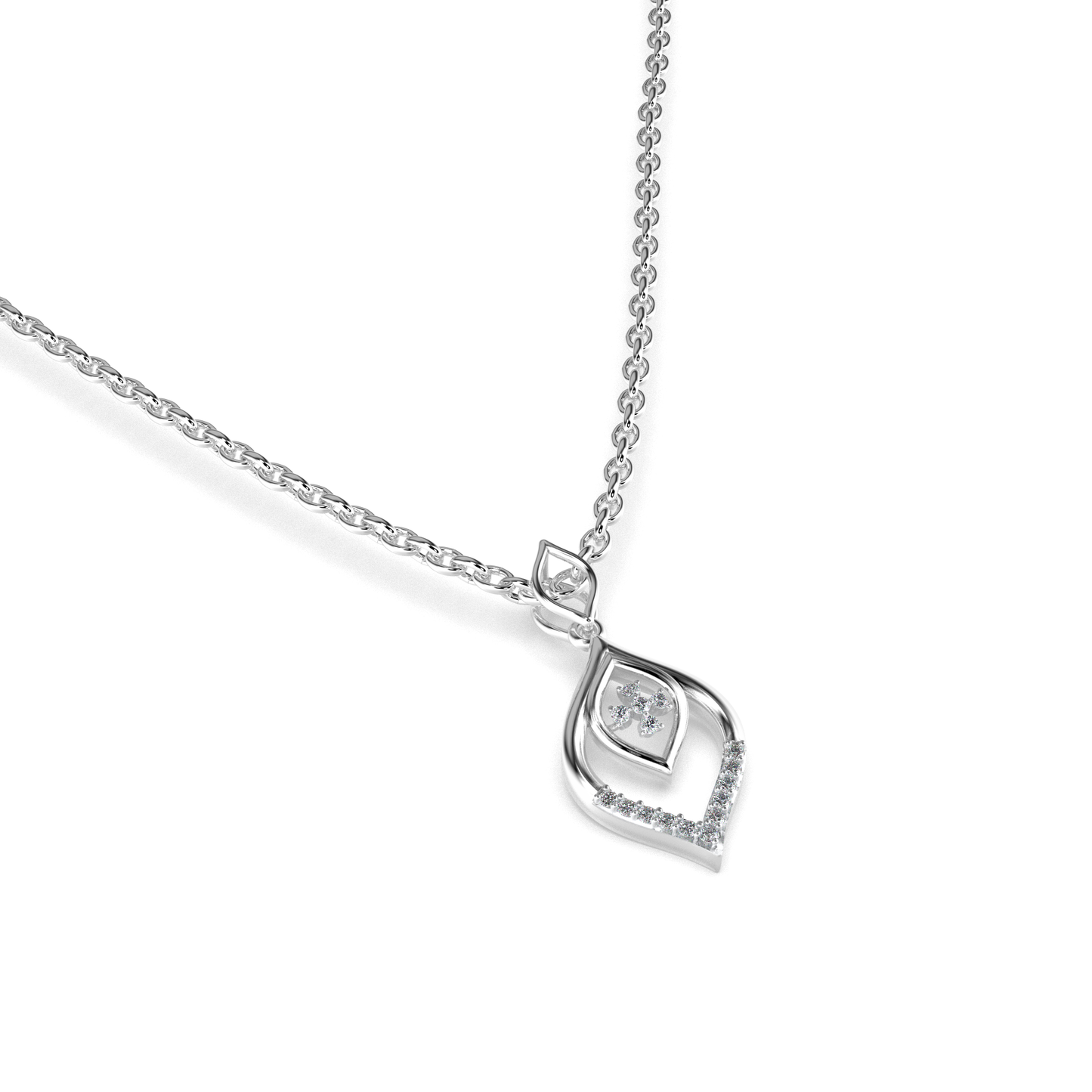 Calista Diamond Pendant 18K