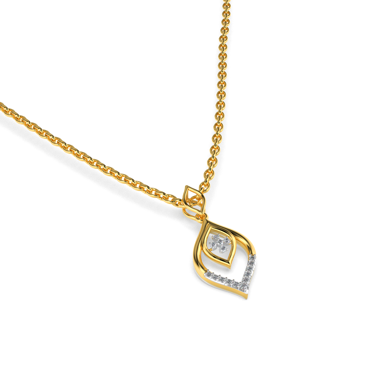 Calista Diamond Pendant 18K
