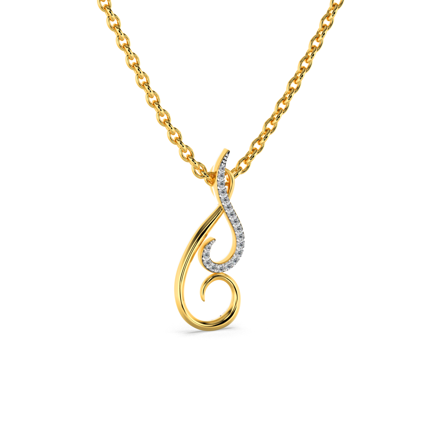 Avielle Diamond Pendant 18K