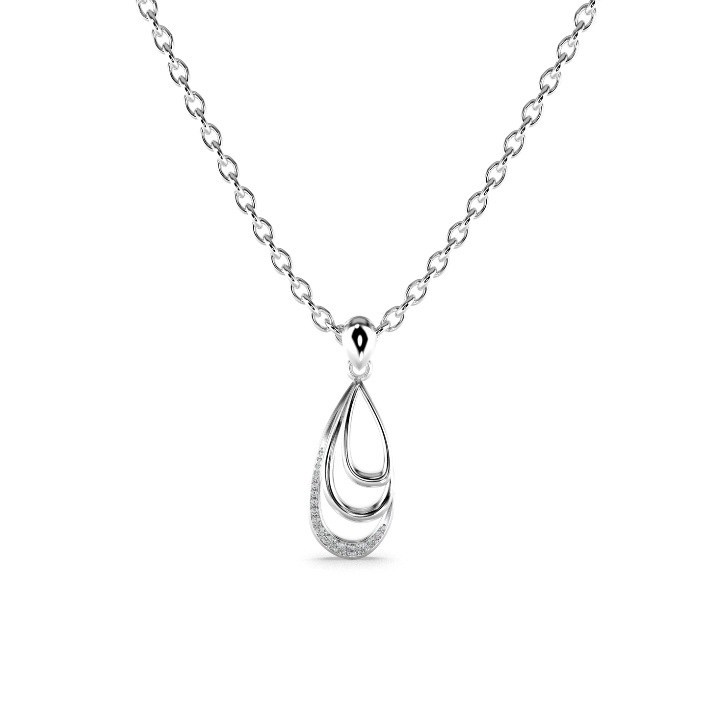 Mirabelle Diamond Pendant 18K