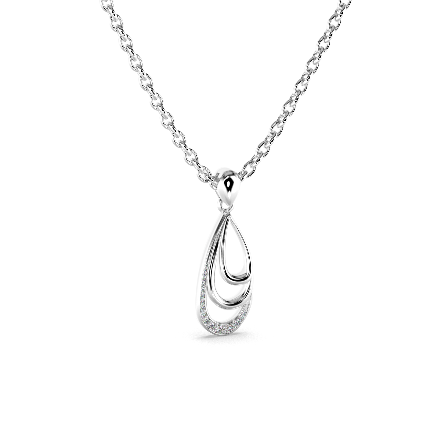 Mirabelle Diamond Pendant 18K