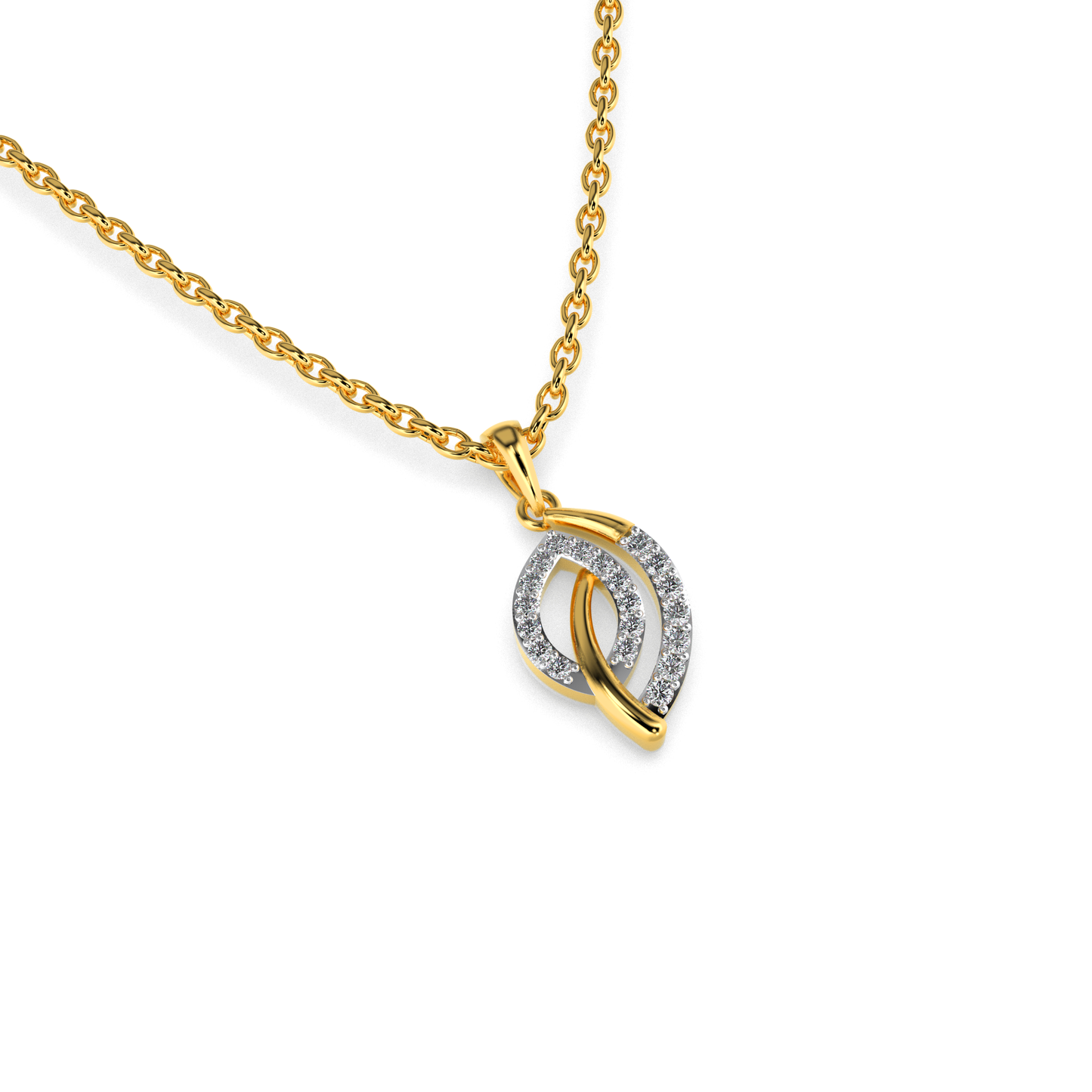 Elisia Diamond Pendant 18K