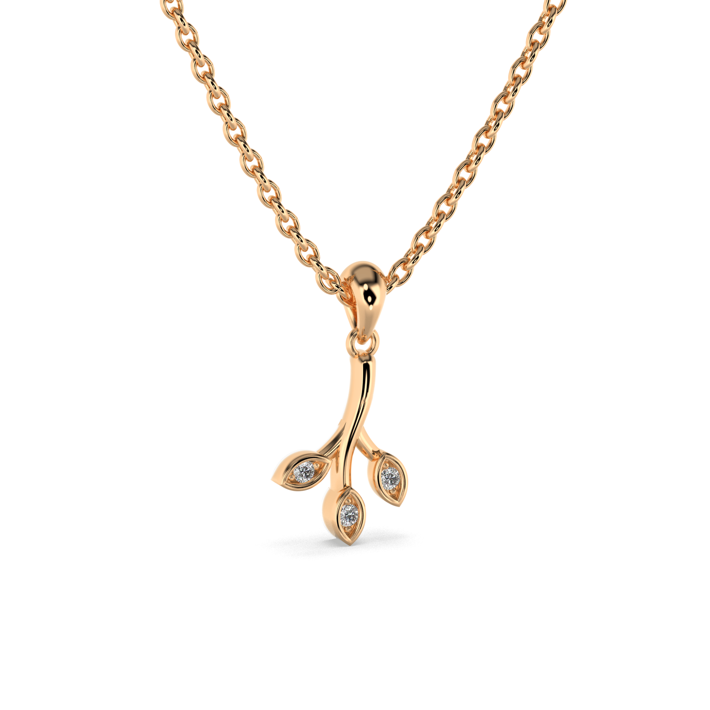 Vespera Diamond Pendant 18K