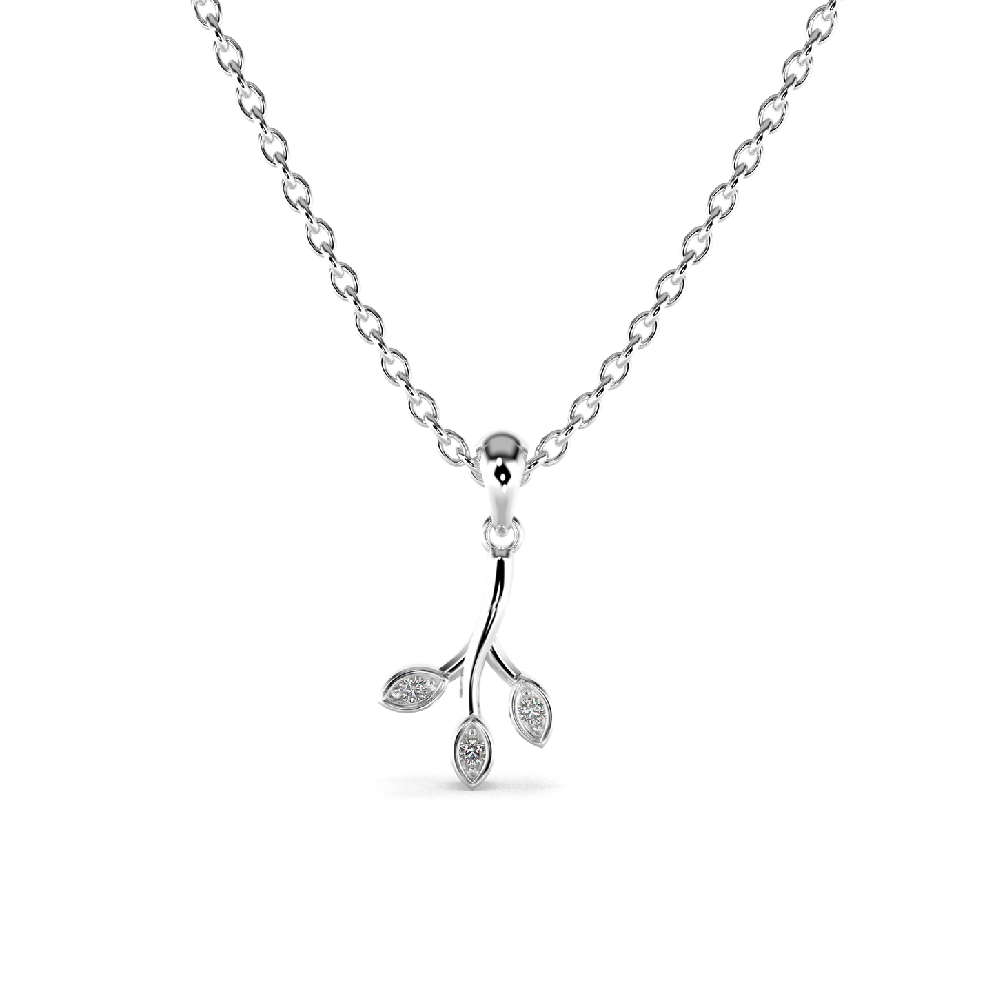 Vespera Diamond Pendant 18K