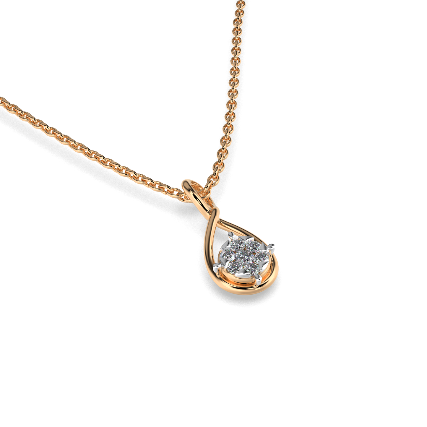 Althea Diamond Pendant 18K