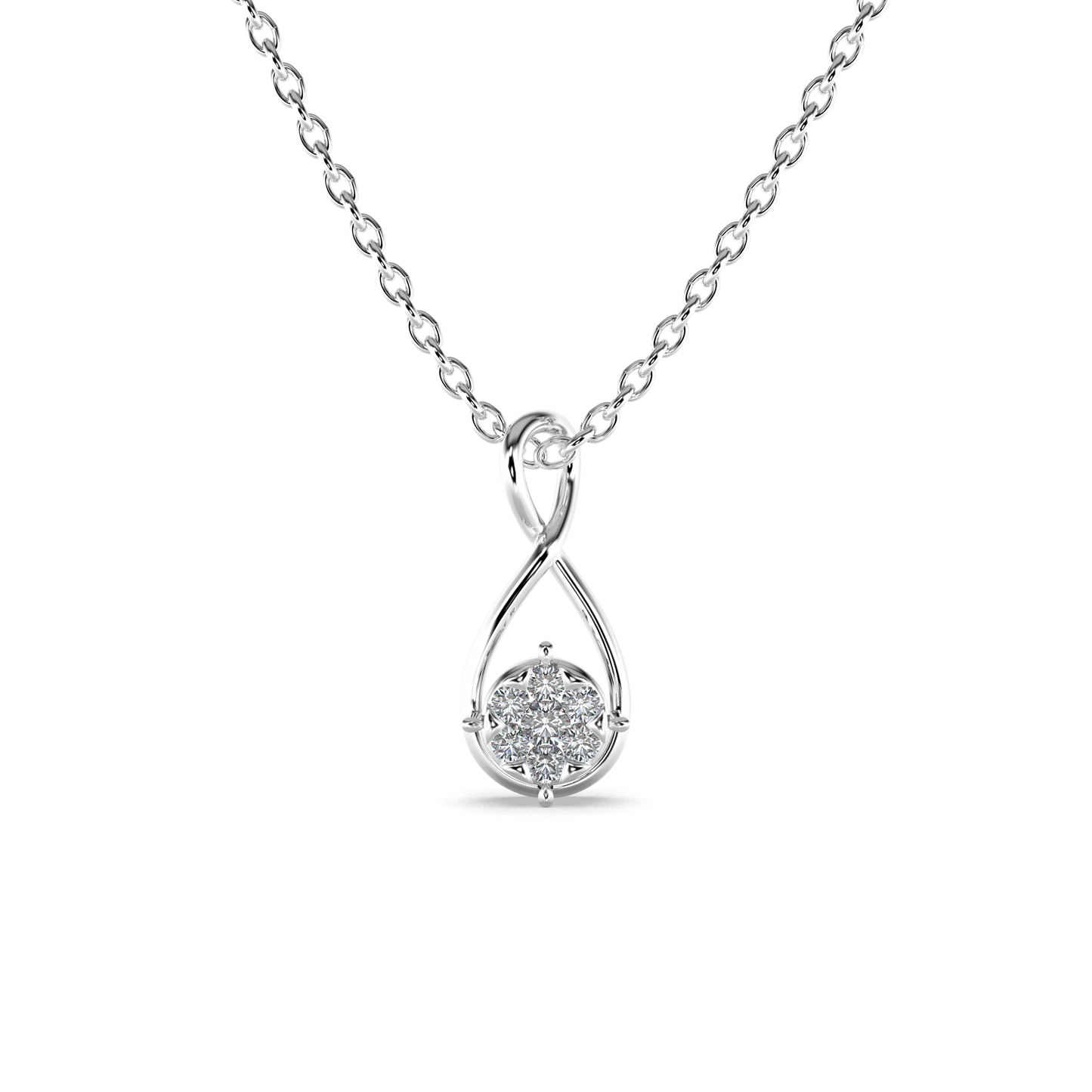 Althea Diamond Pendant 18K