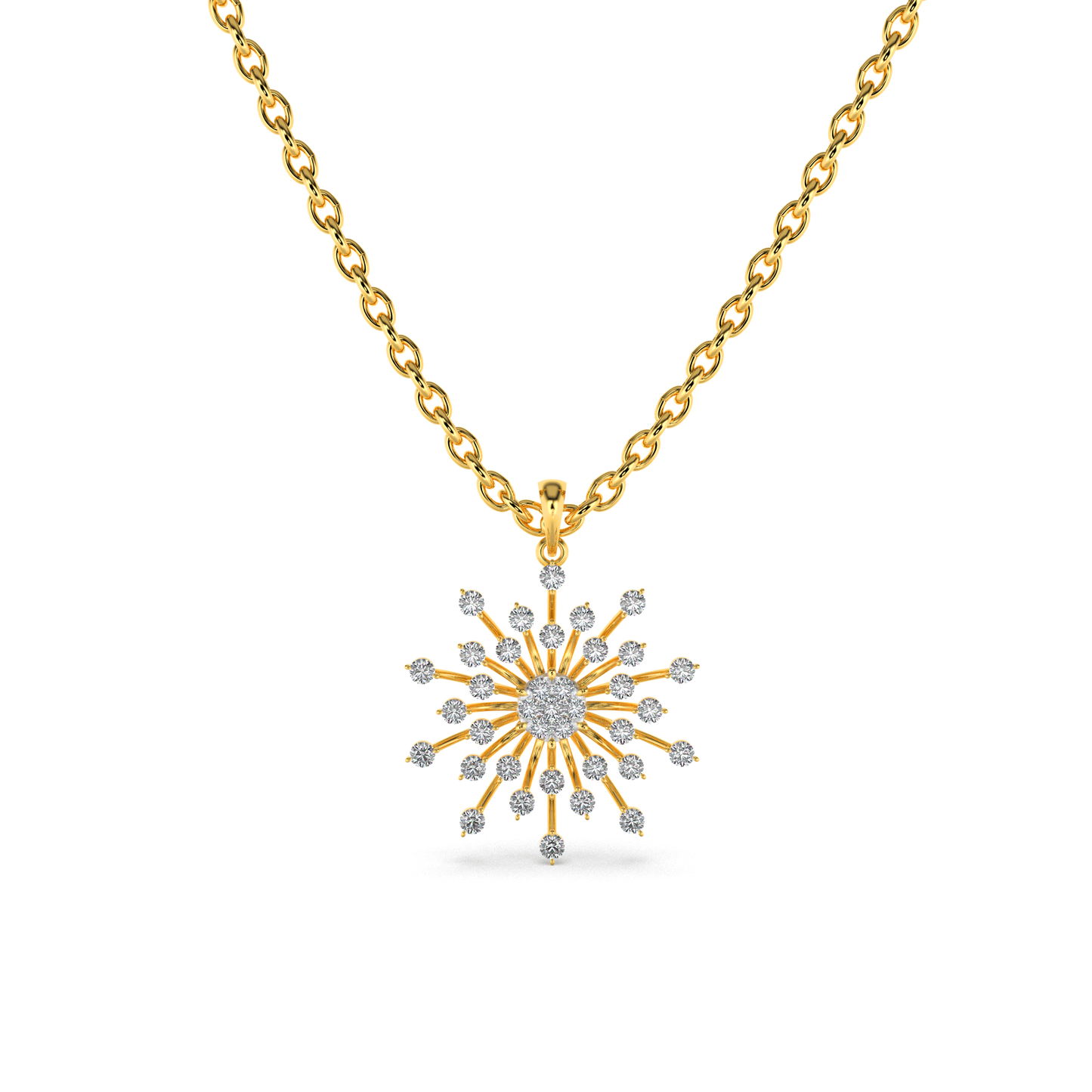 Amoria Diamond Pendant 18K