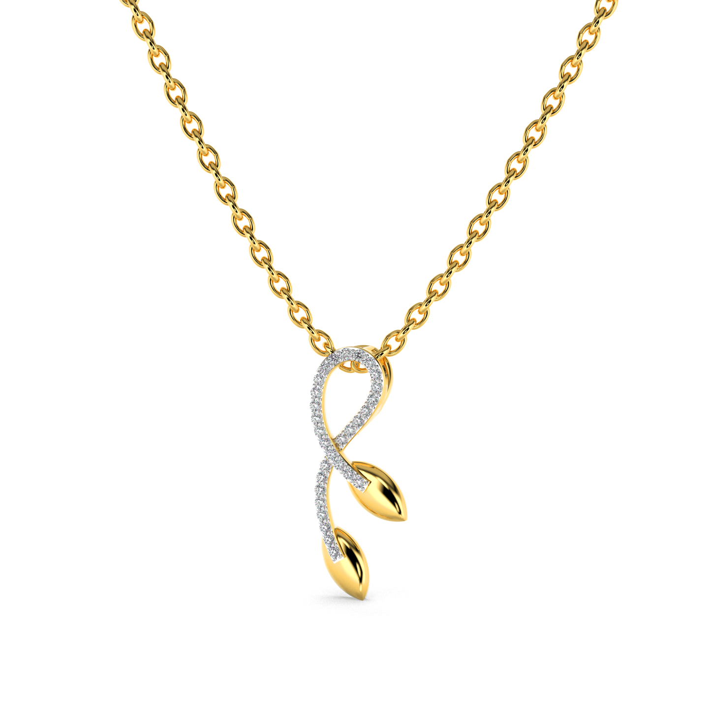 Azura Diamond Pendant 18K