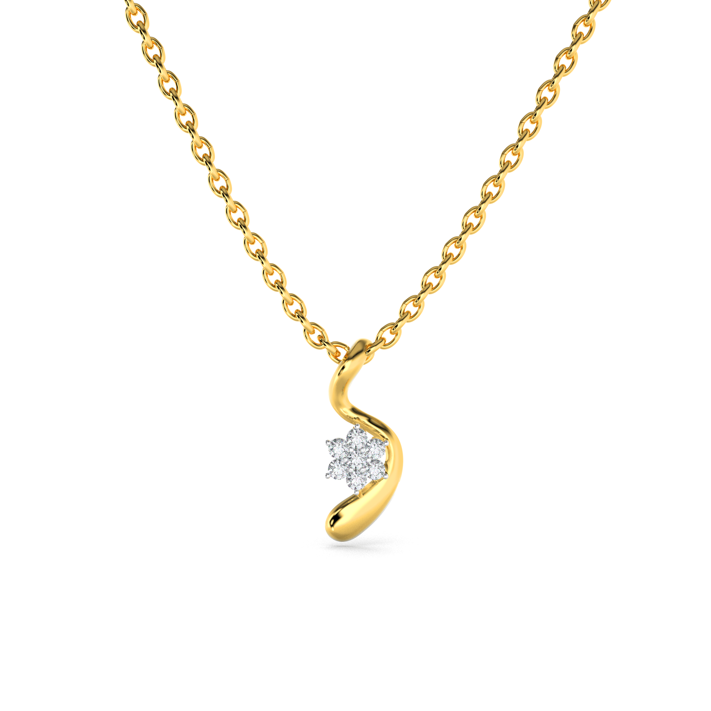 Bellina Diamond Pendant 18K