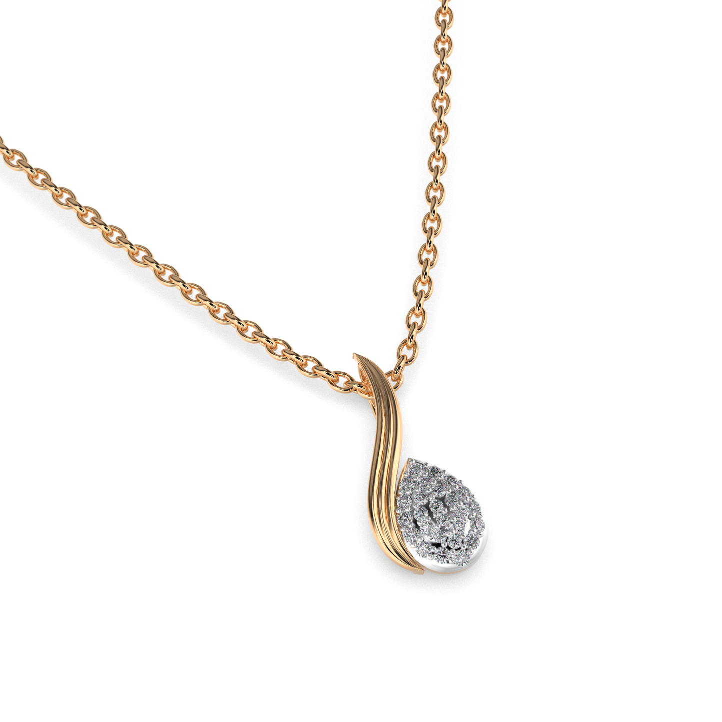 Carissa Diamond Pendant 18K