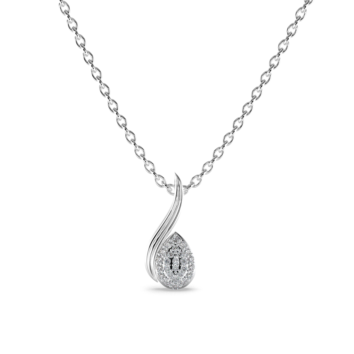 Carissa Diamond Pendant 18K