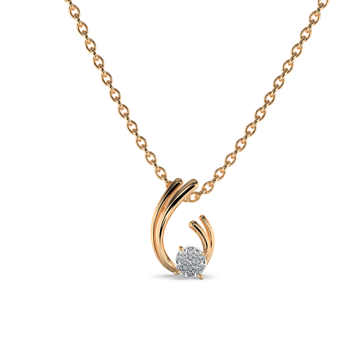 Clarisse Diamond Pendant 18K