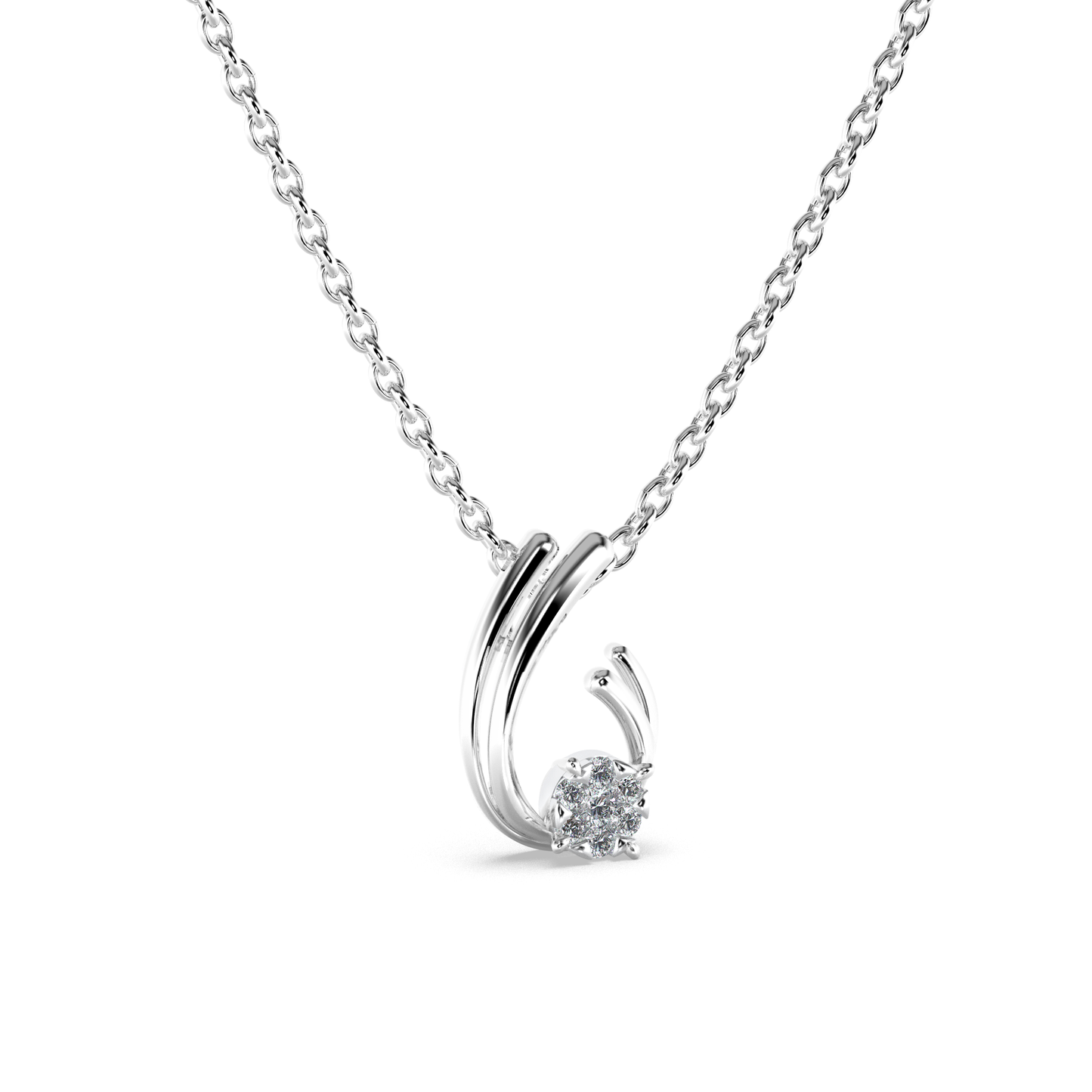 Clarisse Diamond Pendant 18K